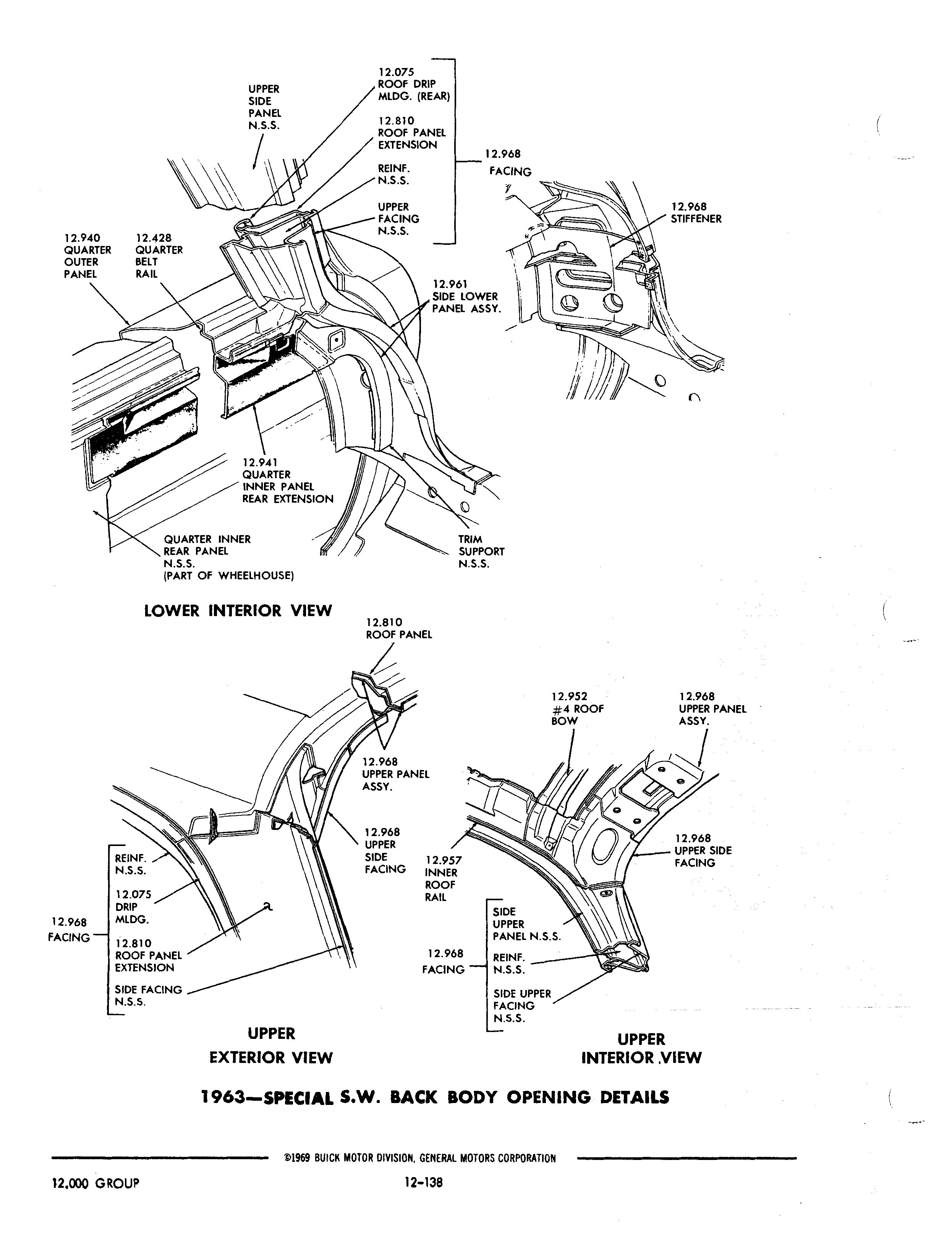 Buick 19401972 Parts illustrations / Buick Chassis And Body
